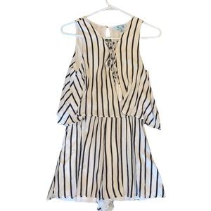 Black and White Romper